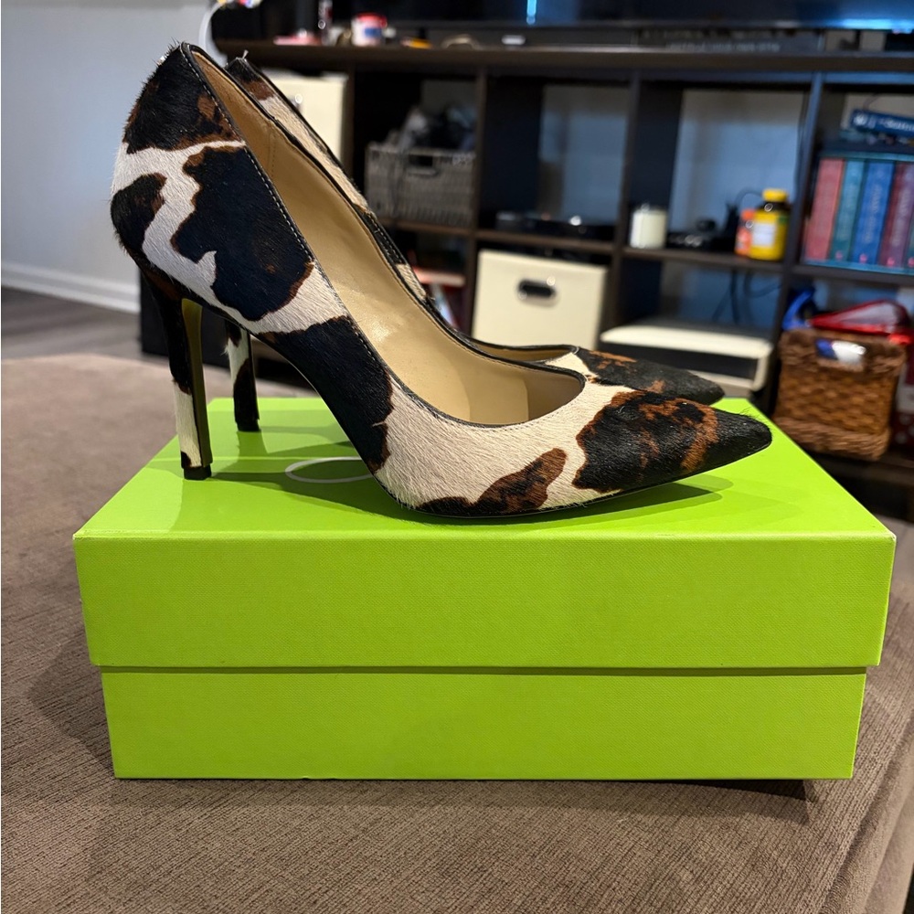 Sam Edelman - Stylish Cow Print Women's Heels